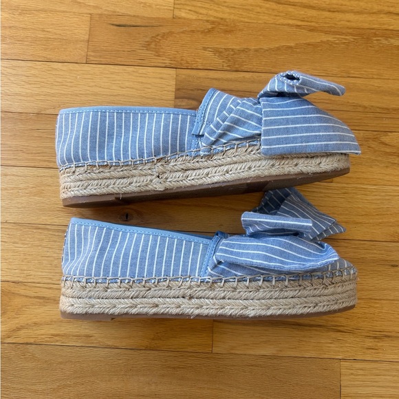 Sam Edelman Blue Striped Espadrilles - Picture 3 of 5